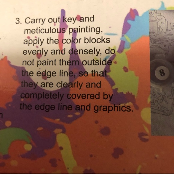 NWT Yanxin PAINT BY NUMBERS KIT Fruit, 2 Glasses & 2 Bottles of Wine  Hobby - Picture 7 of 9